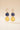 Earring with three blue stones By Louise